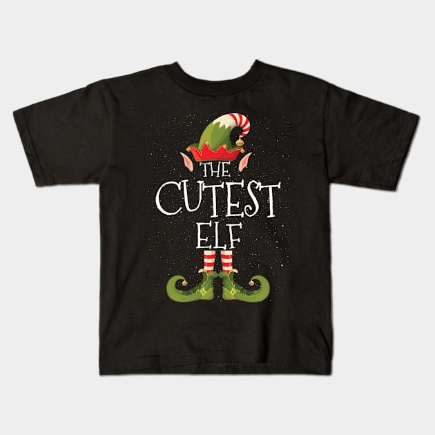 CUTEST Elf Family Matching Christmas Group Funny Gift Kids T-Shirt by heart teeshirt